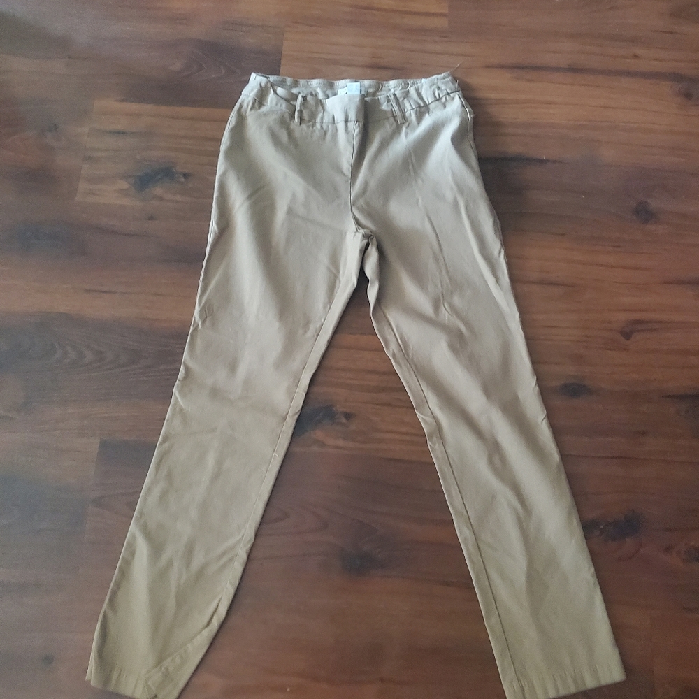 Cato tan stretch pants size 10